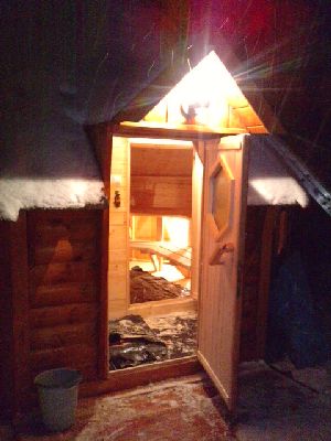 sauna z przedsionkiem 17m